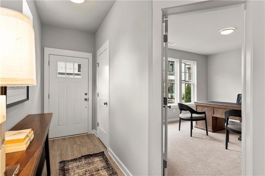 Furnished interior view inside a new home in One Riverside West, Atlanta (Image 6).