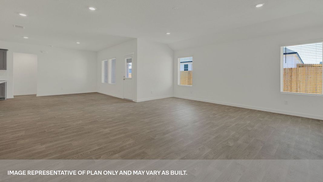Representative unfurnished interior of a home built from the The Garland by D.R. Horton in Sonoma Oaks, Fredericksburg (Image 25). Representative unfurnished interior of a home built from the The Garland by D.R. Horton in Sonoma Oaks, Fredericksburg (Image 25).