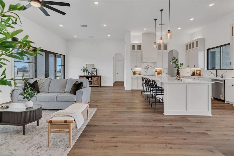Furnished interior view inside a new home in , Joshua (Image 19).