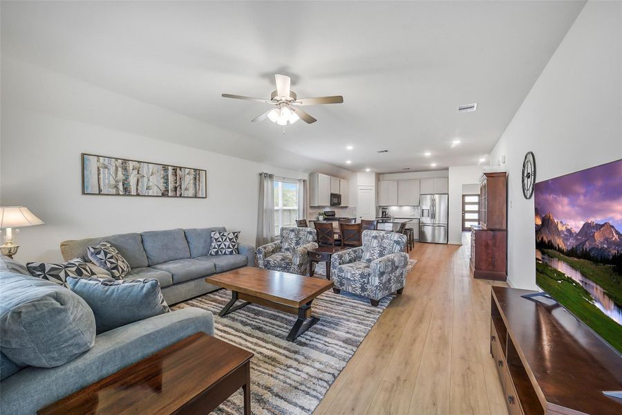 Furnished interior view inside a new home in Sunterra, Katy (Image 11). Furnished interior view inside a new home in Sunterra, Katy (Image 11).