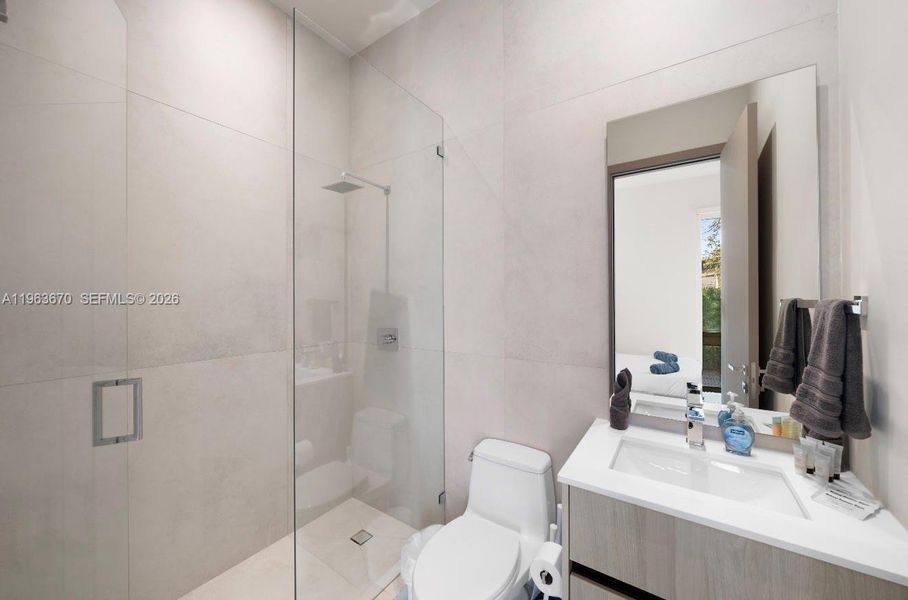 Furnished interior view inside a new home in , Miami (Image 14).