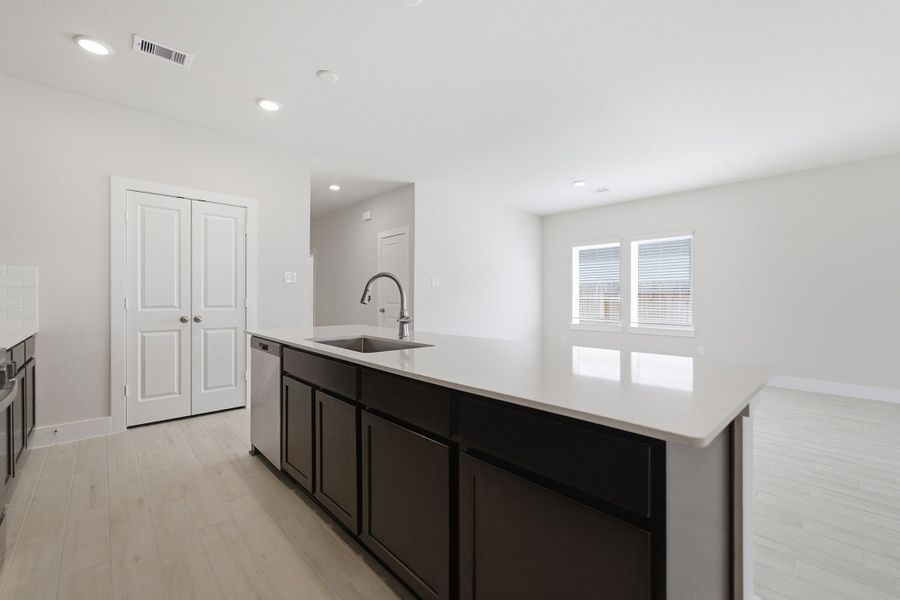Furnished interior view inside a new home in Bluestem, Brookshire (Image 7).