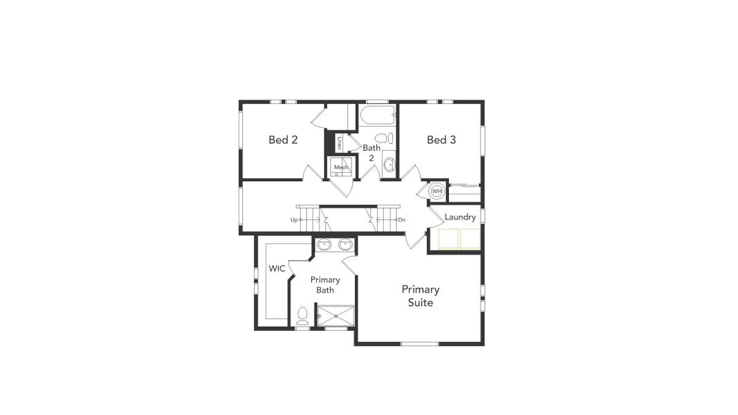 2D floor plan layout of this home in Thompson River Ranch, Johnstown, CO (Image 4). 2D floor plan layout of this home in Thompson River Ranch, Johnstown, CO (Image 4).