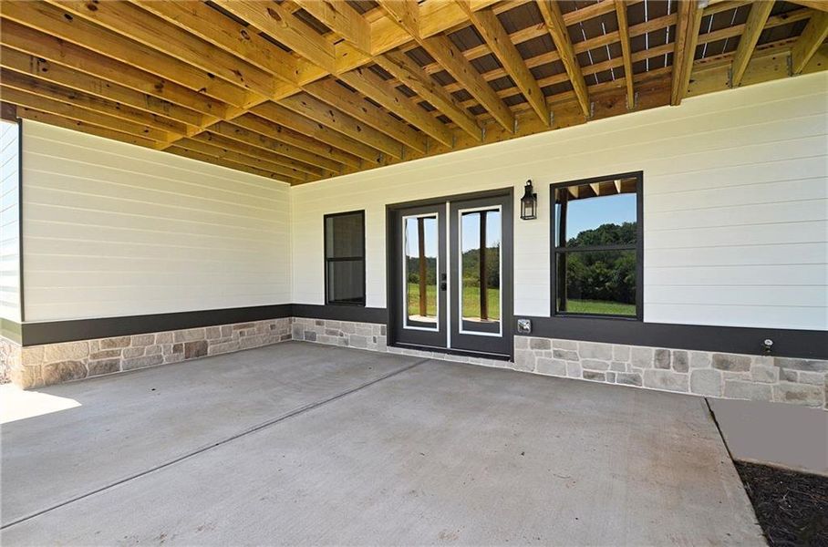 Exterior details and patio area of a home in , Monroe (Image 33). Exterior details and patio area of a home in , Monroe (Image 33).