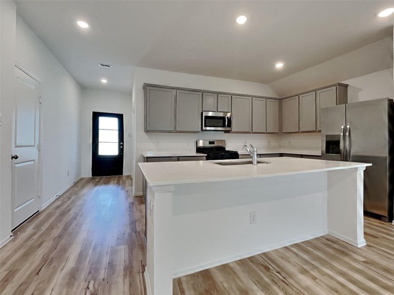Furnished interior view inside a new home in Sterling Point at Baytown Crossings: Wildflower II Collection, Baytown (Image 5).