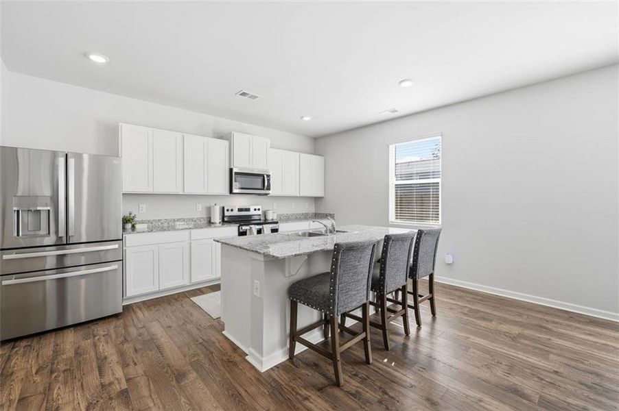 Furnished interior view inside a new home in , Dallas (Image 31).