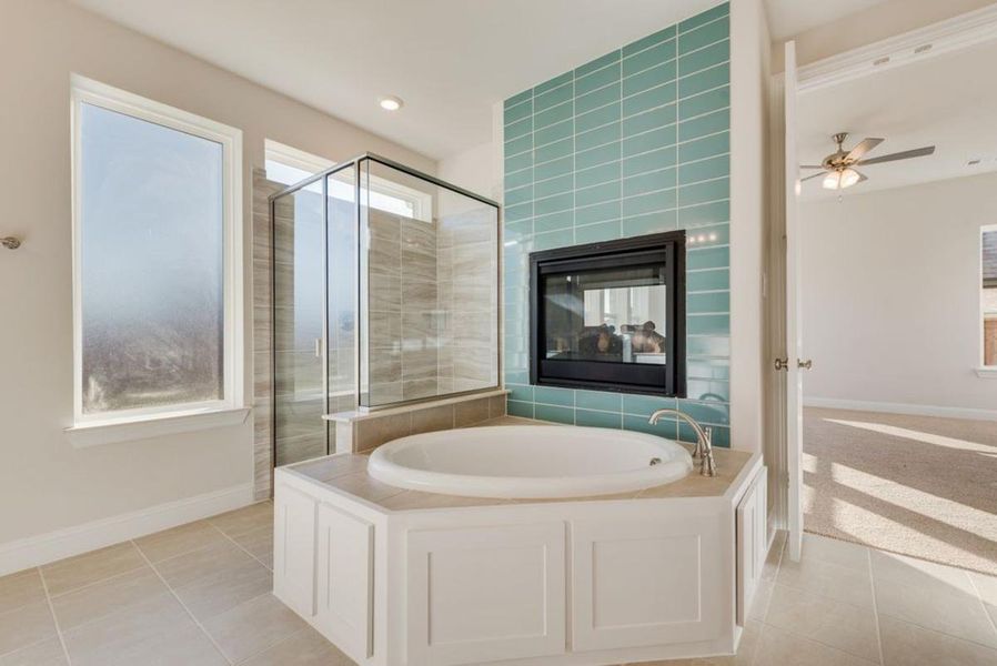 Furnished interior view inside a new home in Somercrest, Midlothian (Image 17).