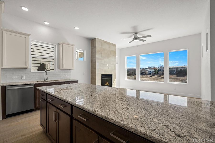Furnished interior view inside a new home in Trailside at Cottonwood Creek, Colorado Springs (Image 12).