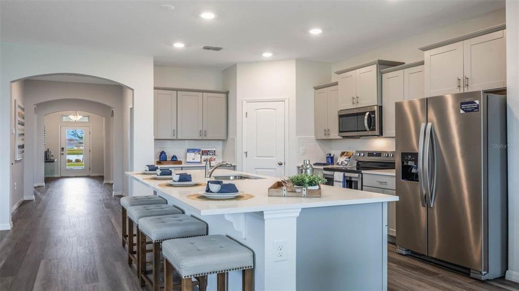Furnished interior view inside a new home in Kindred, Kissimmee (Image 29).