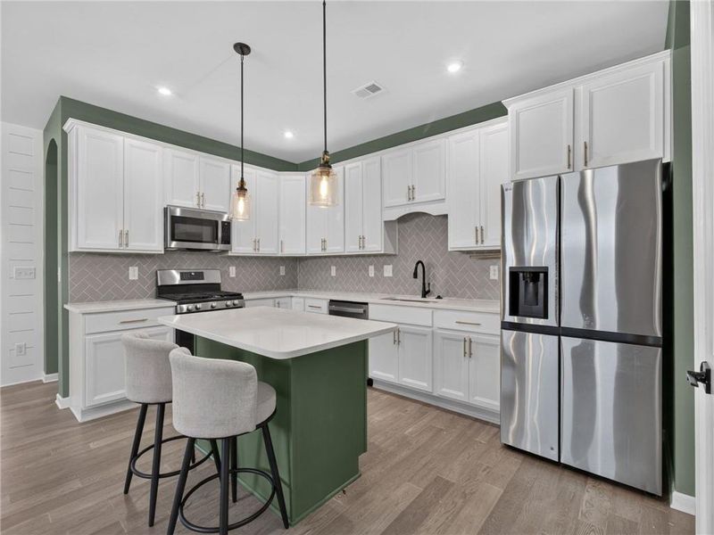 Furnished interior view inside a new home in Laurel Farms, Dallas (Image 5).
