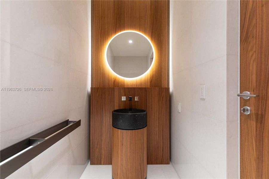 Close-up of interior finishes inside a home in , Miami (Image 10).