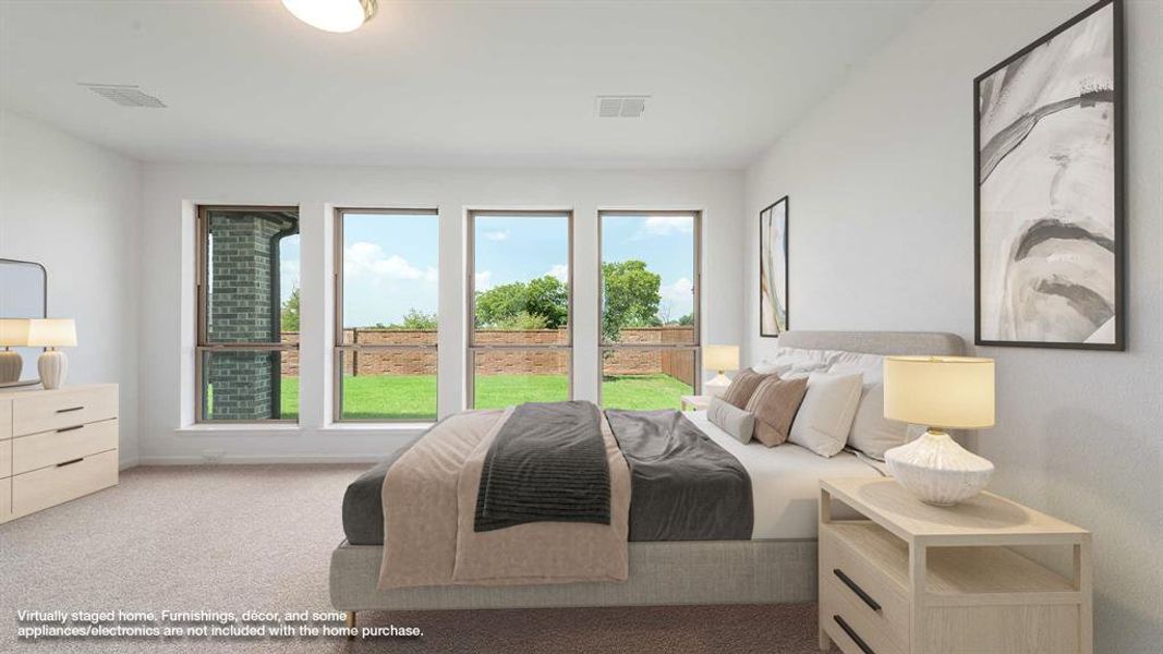 Furnished interior view inside a new home in Devonshire - Reserve 45', Forney (Image 6). Furnished interior view inside a new home in Devonshire - Reserve 45', Forney (Image 6).