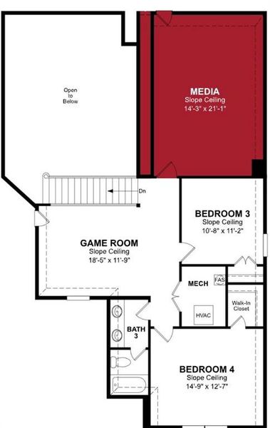Beazer Homes Lovers Landing Kerrville plan
