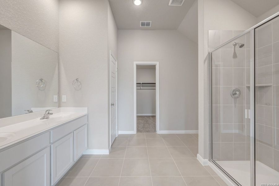 Furnished interior view inside a new home in Chaparral Ranch, Floresville (Image 7).