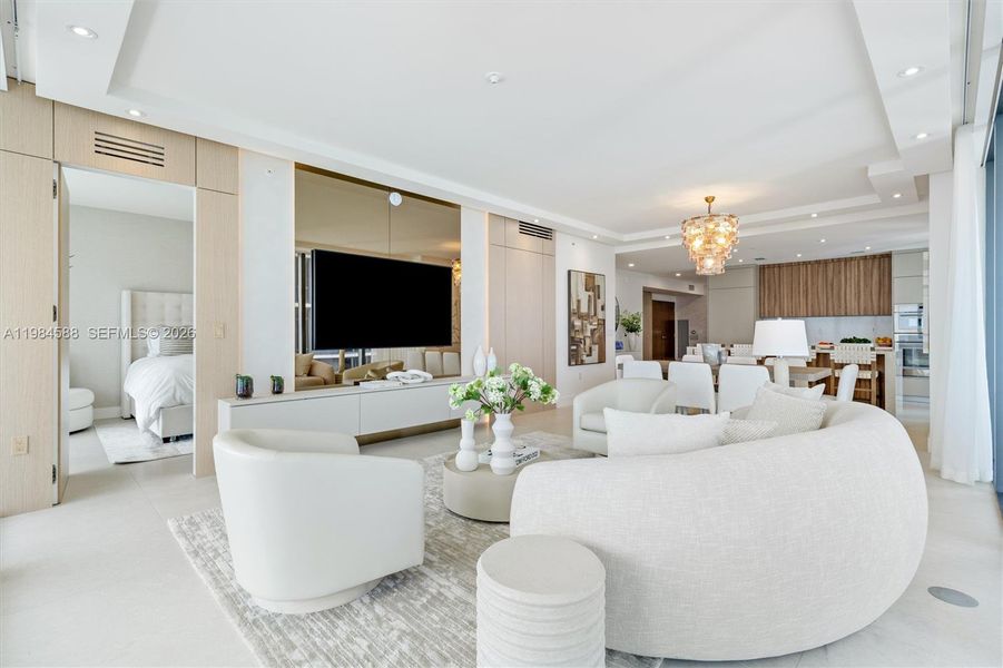 Furnished interior view inside a new home in , Miami (Image 27). Furnished interior view inside a new home in , Miami (Image 27).