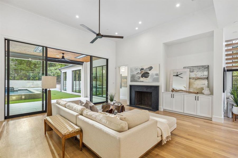 Furnished interior view inside a new home in , Westlake (Image 9). Furnished interior view inside a new home in , Westlake (Image 9).