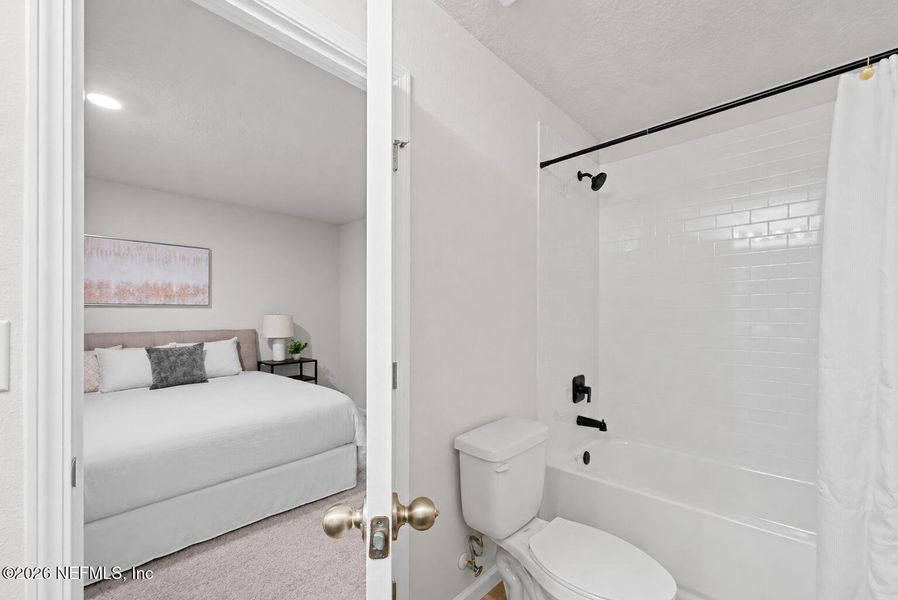 Furnished interior view inside a new home in , Jacksonville (Image 25).