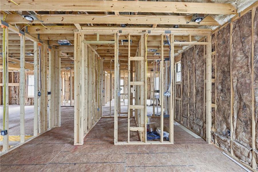 In-progress construction of a new home in , Atlanta, GA (Image 25).