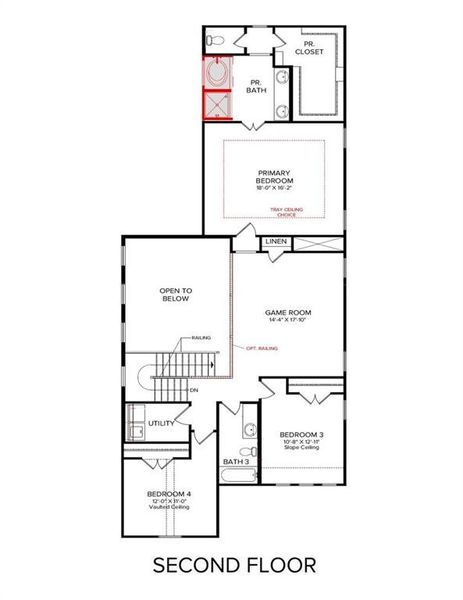 1432 Waterford Drive - Second Floor