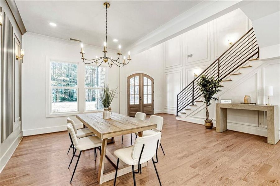 Furnished interior view inside a new home in , Dacula (Image 23).