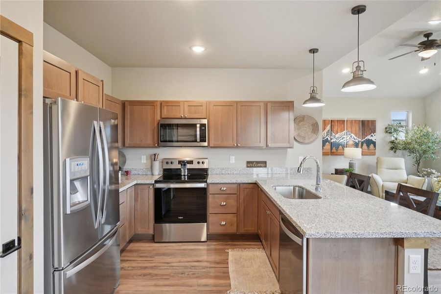 Furnished interior view inside a new home in , Estes Park (Image 7).