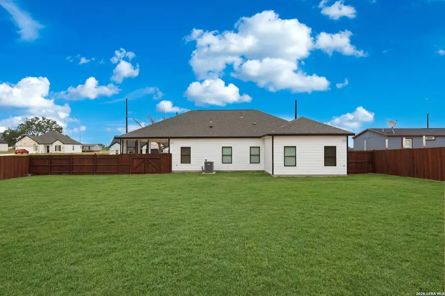 Exterior details and patio area of a home in , Atascosa (Image 23). Exterior details and patio area of a home in , Atascosa (Image 23).
