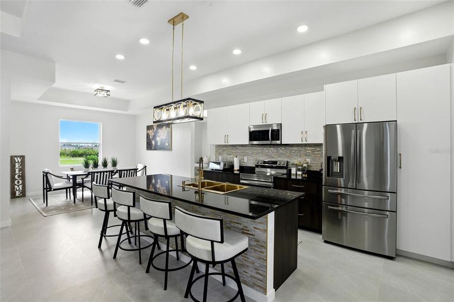 Furnished interior view inside a new home in , Placida (Image 7). Furnished interior view inside a new home in , Placida (Image 7).