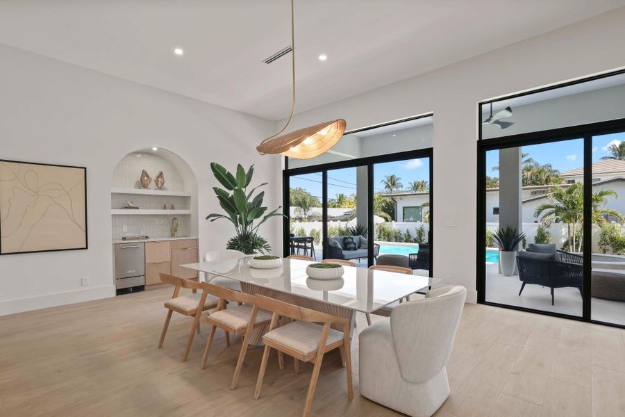 Furnished interior view inside a new home in , Delray Beach (Image 48). Furnished interior view inside a new home in , Delray Beach (Image 48).