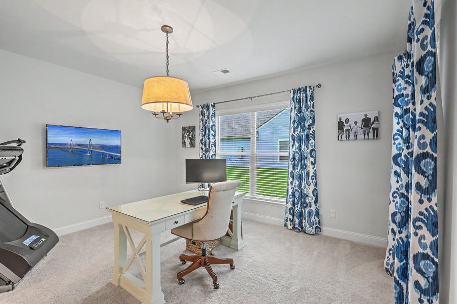 Furnished interior view inside a new home in Sea Island Preserve, Johns Island (Image 6).