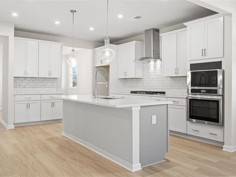 Furnished interior view inside a new home in Wehunt Meadows, Hoschton (Image 6).