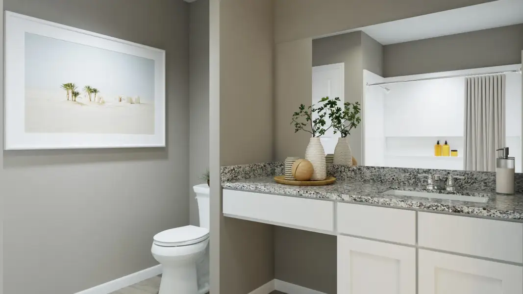 Representative furnished interior of a home built from the The Silverleaf by Legend Homes in Ridgeland Hills, Willis (Image 12).