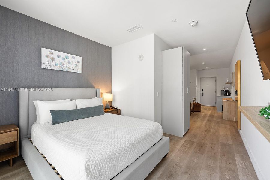 Furnished interior view inside a new home in , Miami (Image 6).