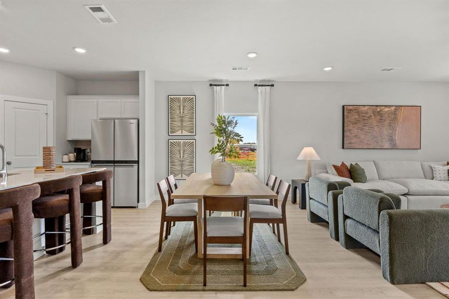 Furnished interior view inside a new home in MiraVerde, Crowley (Image 7).