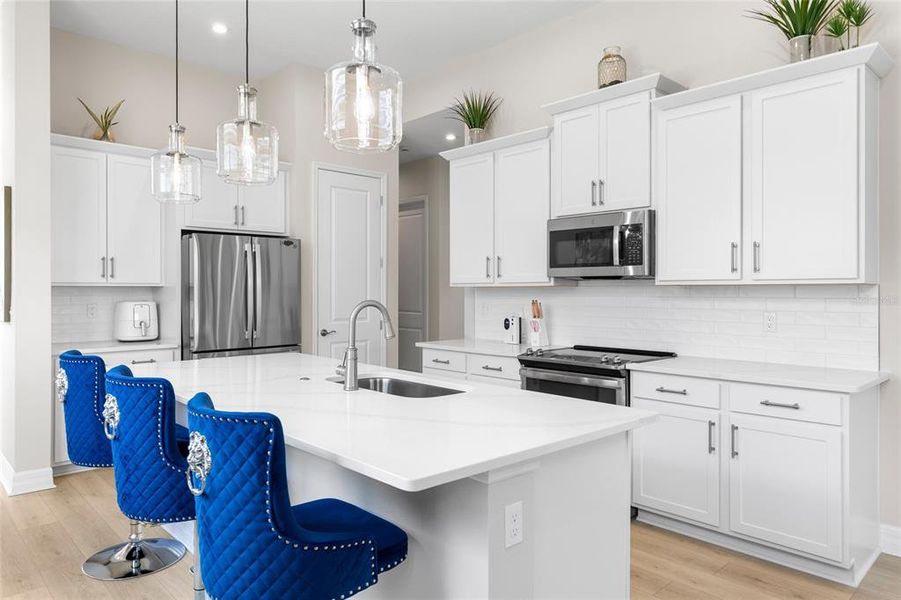 Furnished interior view inside a new home in The Reserve at Victoria, Deland (Image 21).