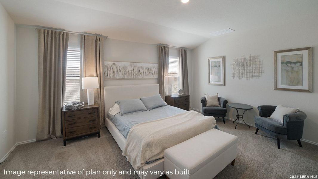 Furnished interior view inside a new home in Seneca Trails, Leon Valley (Image 22).