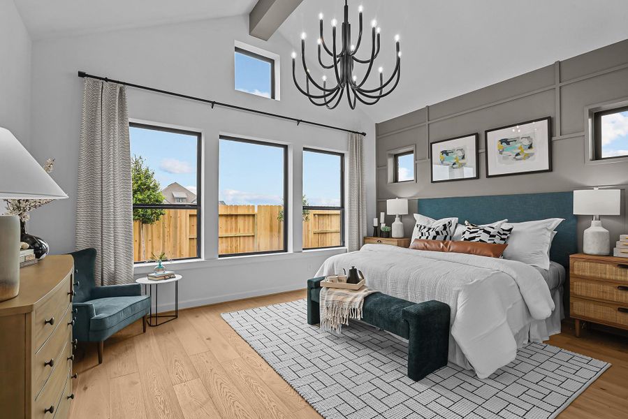 Furnished interior view inside a new home in Grange - Reserve Collection, Katy (Image 9).