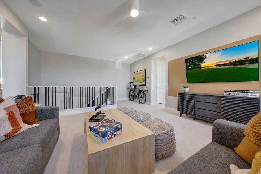 Representative furnished interior of a home built from the Slate by Mattamy Homes in Miravida, Surprise (Image 41).