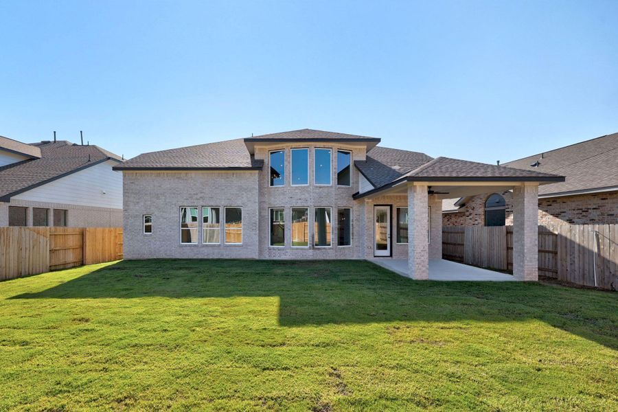 Exterior details and patio area of a home in Nolina - 60', Georgetown (Image 3). Exterior details and patio area of a home in Nolina - 60', Georgetown (Image 3).