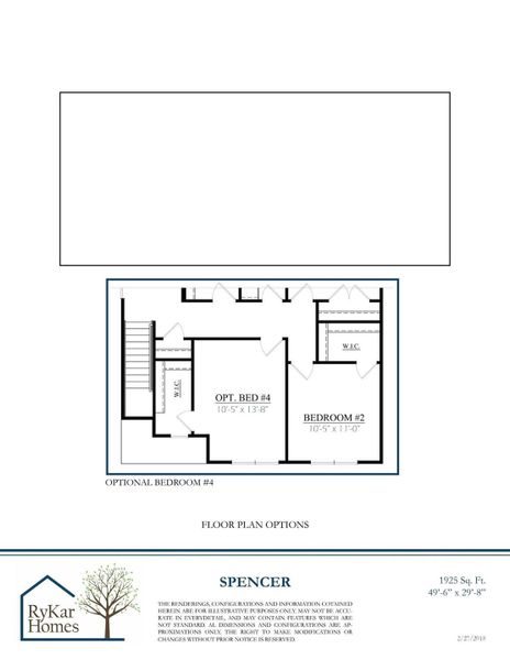 2D floor plan layout of this home in , Clover, SC (Image 4).