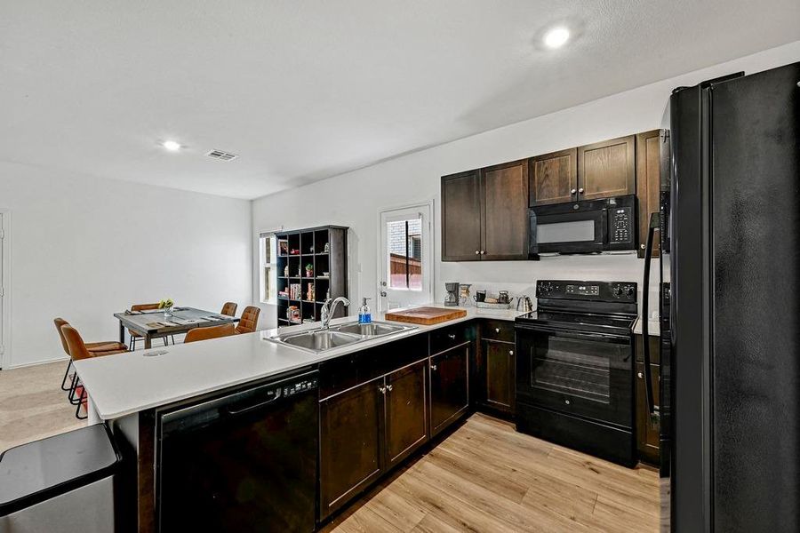 Furnished interior view inside a new home in Thunder Rock: Classic Collection, Marble Falls (Image 8). Furnished interior view inside a new home in Thunder Rock: Classic Collection, Marble Falls (Image 8).
