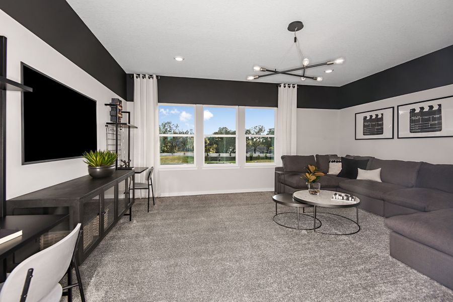 Furnished interior view inside a new home in Waterset, Apollo Beach (Image 6).