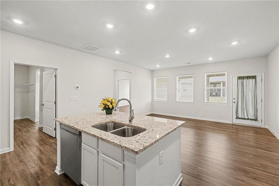 Furnished interior view inside a new home in Villages at Cedar Hill, Dallas (Image 7).