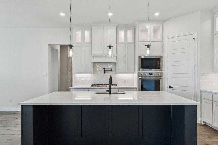 Representative furnished interior of a home built from the Harris by Kindred Homes in Berkshire Estates, Mesquite (Image 6).