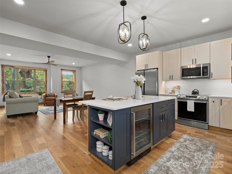 Furnished interior view inside a new home in , Waynesville (Image 3).