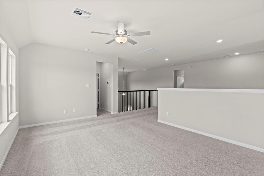 Spacious, unfurnished interior of a new home in Bridgeland, Cypress (Image 20).