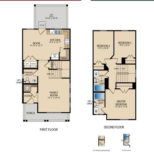2D floor plan layout of this home in Blanco Vista, San Marcos, TX (Image 5). 2D floor plan layout of this home in Blanco Vista, San Marcos, TX (Image 5).