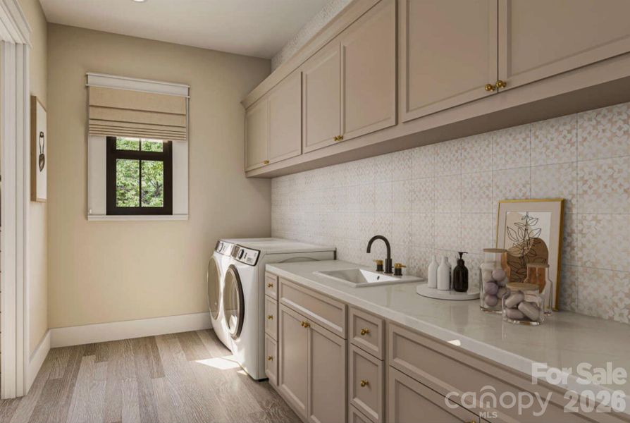 Furnished interior view inside a new home in , Indian Land (Image 9).