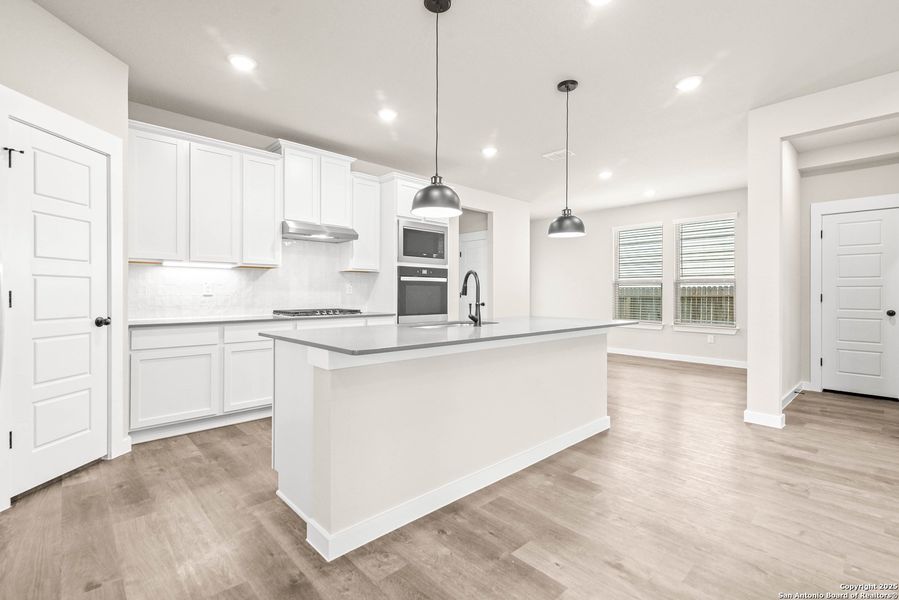 Furnished interior view inside a new home in Morgan Meadows, San Antonio (Image 3). Furnished interior view inside a new home in Morgan Meadows, San Antonio (Image 3).
