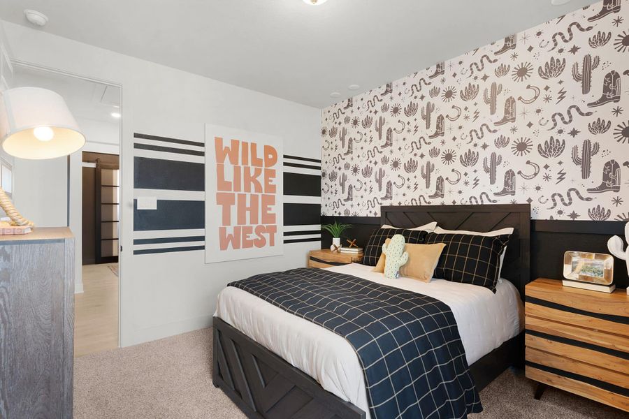 Furnished interior view inside a new home in Highland Village, Georgetown (Image 74). Furnished interior view inside a new home in Highland Village, Georgetown (Image 74).