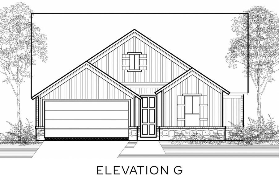Representative rendering of the exterior for the The Amherst by Lillian Custom Homes (Image 6).